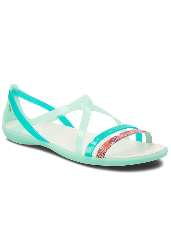 Crocs Sandali Isabella Cut Grph 205150 Verde • Modivo.it