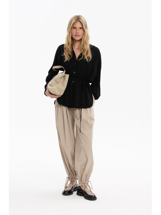 Deni Cler Milano Deni Cler Milano Kardigan T-DC-U455-F5-90-90-1 Czarny Oversize