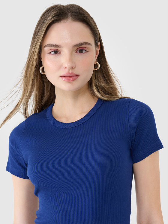 4F 4F T-Shirt EMPOWERED BY NATURE Granatowy Slim Fit