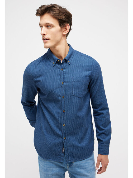 Mustang Mustang Camicia RAWLINS Blu Slim Fit