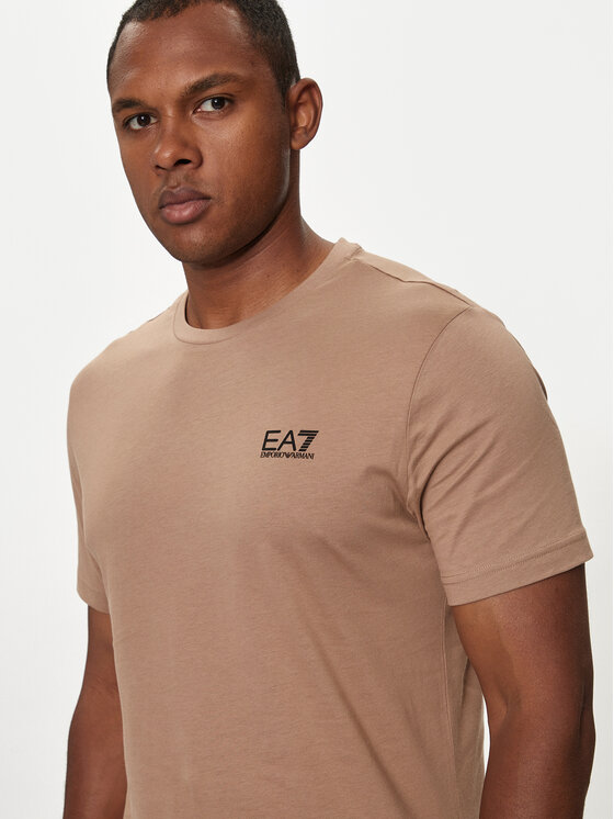 EA7 Emporio Armani EA7 Emporio Armani Тишърт 8NPT25 PJVPZ 1745 Бежов Regular Fit