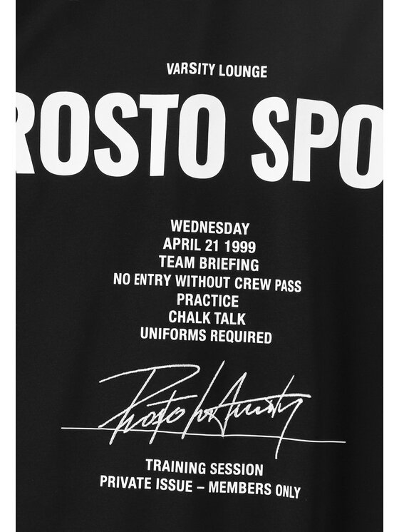 PROSTO. PROSTO. T-Shirt Club Czarny Oversize