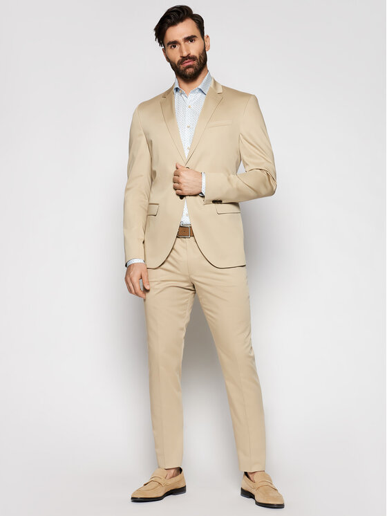 Camicia 712751 8117 Blu Slim Fit