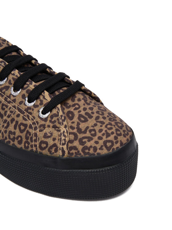 Superga Superga Sneakers aus Stoff 3790 Platform S8145YW Braun