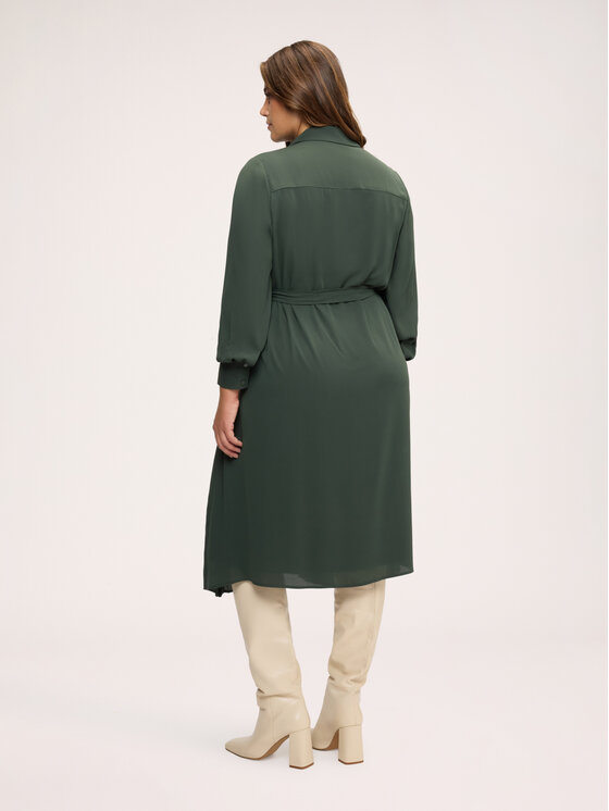 Fiorella Rubino Fiorella Rubino Sukienka codzienna 7093L001290N035 Zielony Regular Fit