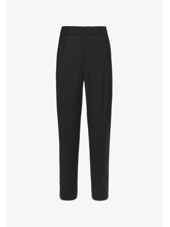 La Mania La Mania Pantaloni di tessuto CLASSIC Nero Classic Fit