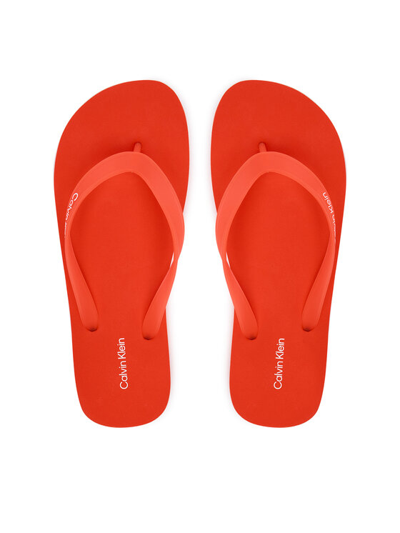 Calvin Klein Calvin Klein Σαγιονάρες Logo Strap HM0HM02105 Πορτοκαλί