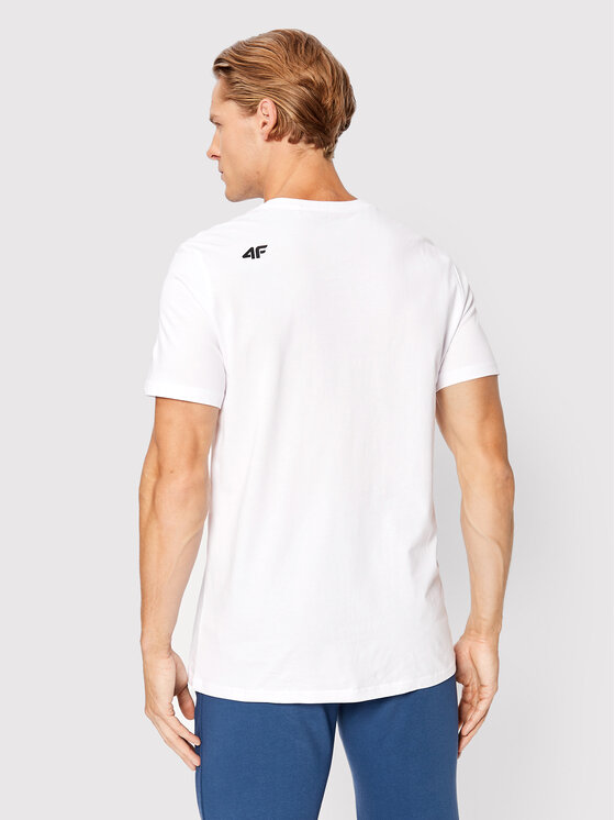 4F 4F Футболка H4Z22-TSM353 Білий Regular Fit