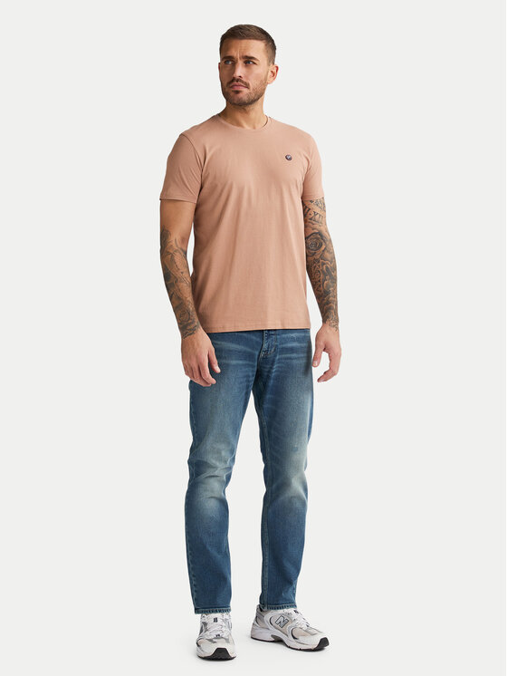 Petrol Industries Petrol Industries Tricou M-ROS-TSR002 Bej Regular Fit