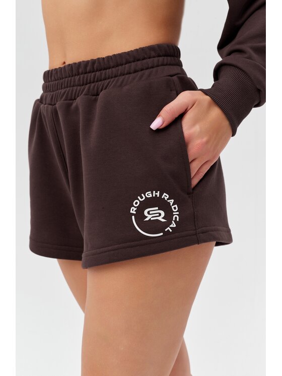 ROUGH RADICAL ROUGH RADICAL Pantaloncini sportivi COTTON ACTIVE SHORTS WOMEN Marrone Regular Fit