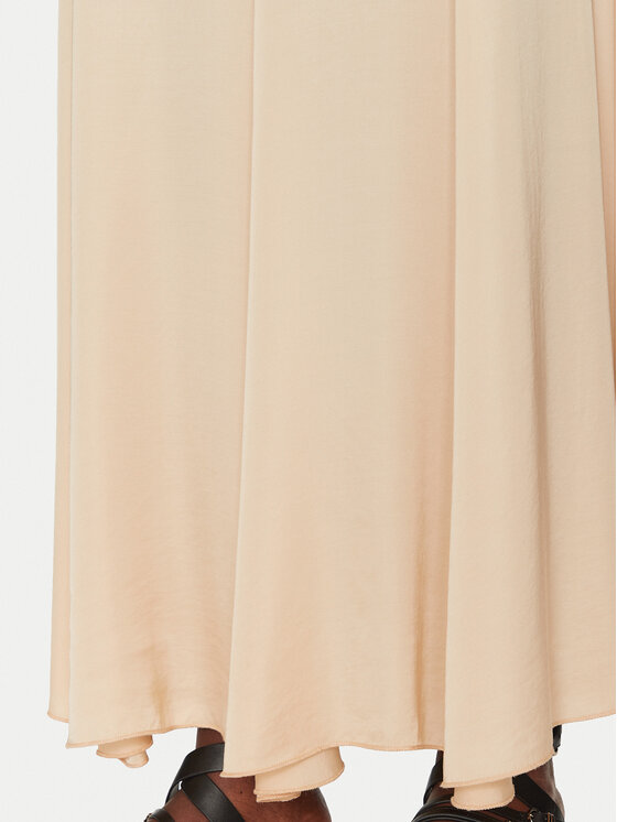 ViCOLO ViCOLO Maxi szoknya TD0004 Bézs Regular Fit