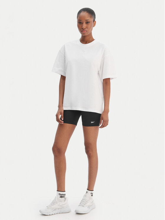 Reebok Reebok T-särk Reebok x Ewa Chodakowska RK25611CCW Valge Relaxed Fit