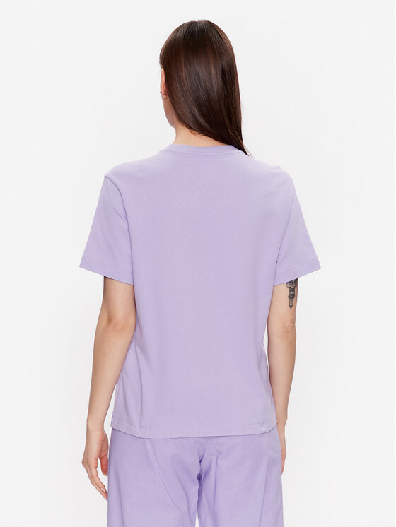 Champion Champion T-Shirt 116058 Fioletowy Regular Fit