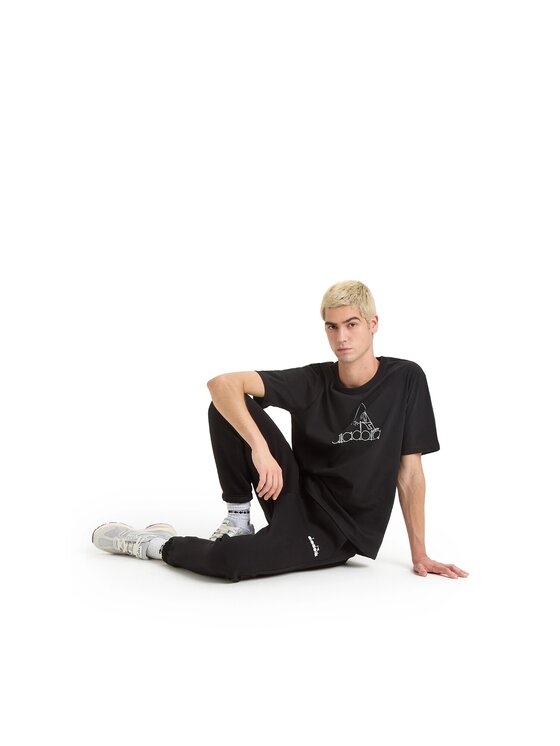 Diadora Diadora Spodnie dresowe PANTS ROUTE Czarny Regular Fit