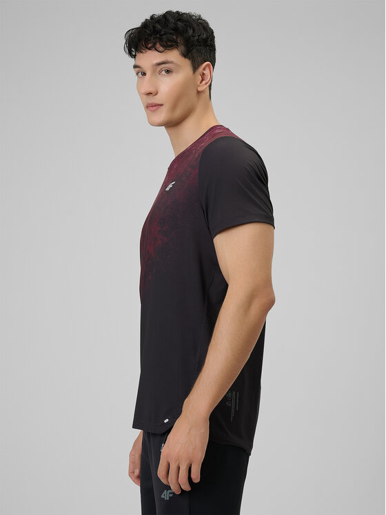 4F 4F Koszulka techniczna VICTORY PACK Bordowy Regular Fit
