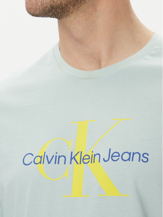 Calvin Klein Jeans Calvin Klein Jeans T-shirt Hero LV040EM286 Zelena Regular Fit