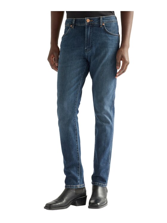 Wrangler Wrangler Jeansy 112388216 Niebieski Straight Fit