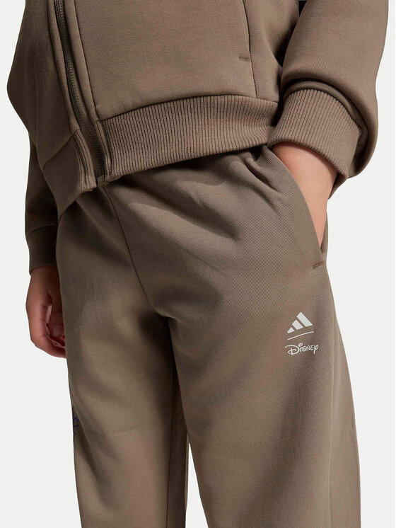 adidas adidas Spodnie dresowe Adidas Disney Mickey Mouse KS3955 Beżowy Regular Fit