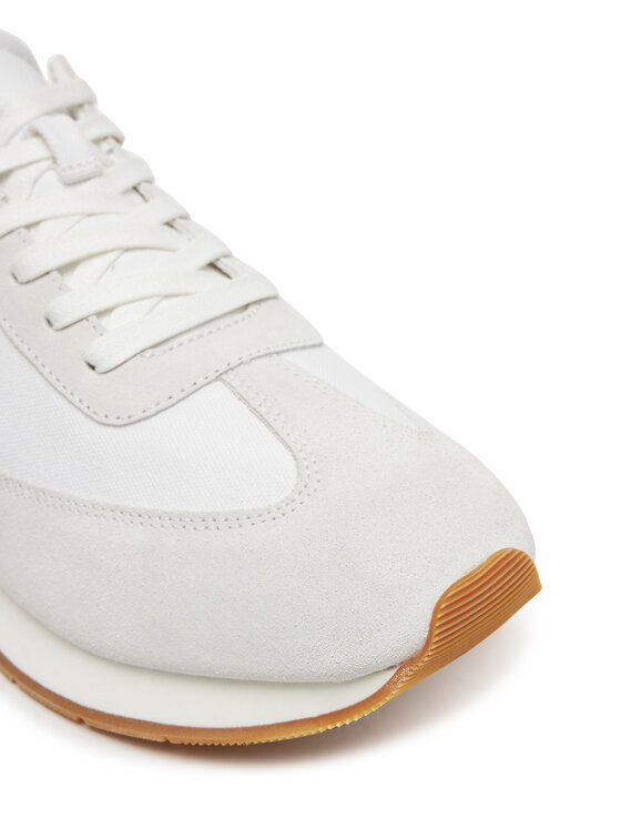 Calvin Klein Calvin Klein Laisvalaikio batai Low Prof Runn Laceup Cv Mix HM0HM01723 Balta