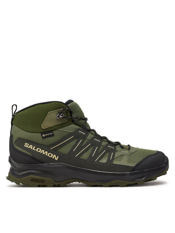 Salomon Pārgājienu apavi Grivola Mid Gore-Tex L47606400 Zaļš