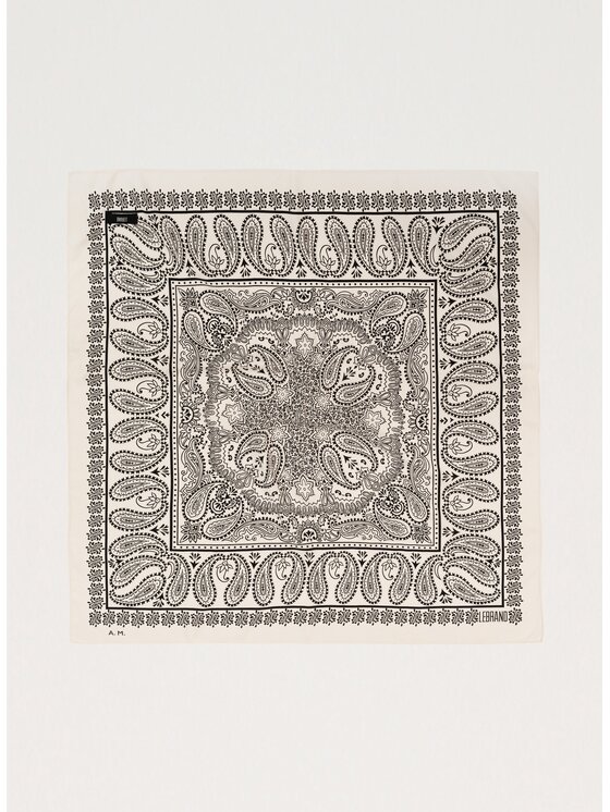 LEBRAND LEBRAND Chusta Bandana Szary