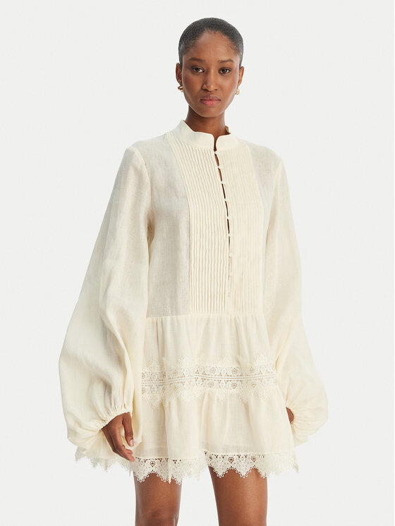 Bardot Bardot Vestito estivo Antonia 59849DB Beige Relaxed Fit