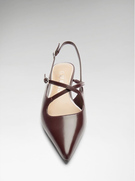 Guess Guess Szpilki 181333 Bordowy