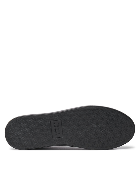 Tommy Hilfiger Tommy Hilfiger Снікерcи Th Hi Vulc Core Low Leather FM0FM05041 Чорний