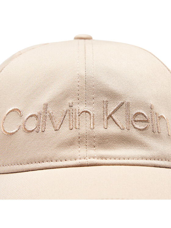 Calvin Klein Calvin Klein Kepurė su snapeliu Must Minimum Logo K60K610613 Smėlio