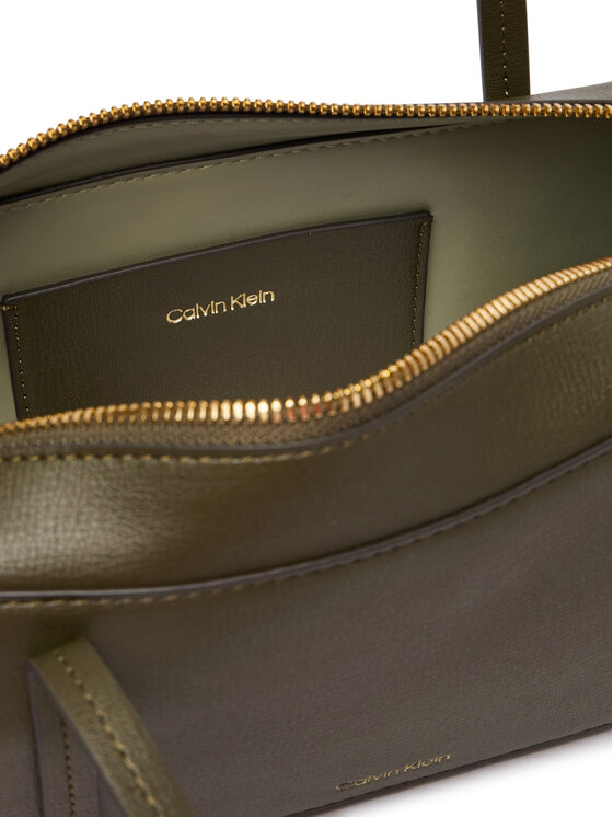 Calvin Klein Calvin Klein Handtasche Foil Logo Bauletto LV04F3636G Dunkelgrün