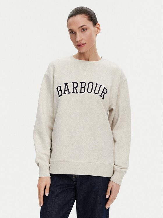 Barbour Barbour Majica dugih rukava LOL0591WH71 Siva Regular Fit