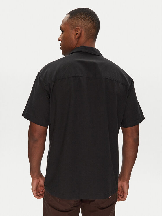 Jack & Jones Jack & Jones Ing Breeze Resort 12268967 Fekete Relaxed Fit