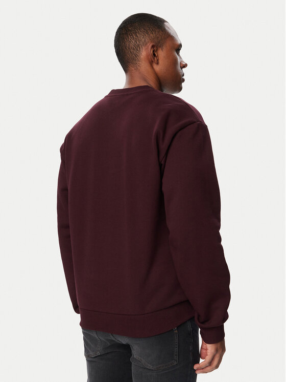Lacoste Lacoste Majica dugih rukava SH8868 Tamno smeđa Regular Fit