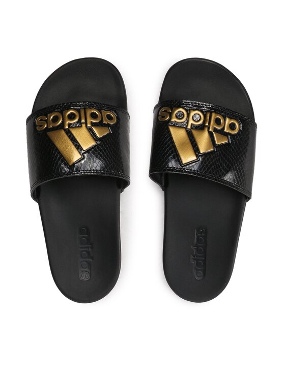 Adidas gold slides deals