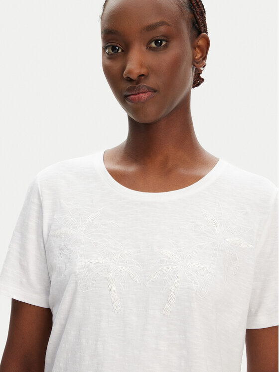 Olsen Olsen T-krekls 11104823 Balts Regular Fit