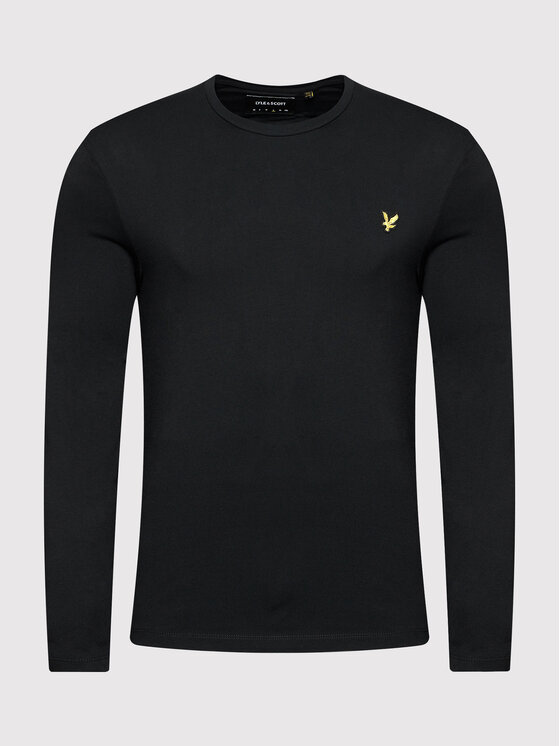 Lyle & Scott Lyle & Scott Longsleeve Plain TS512VOG Nero Regular Fit