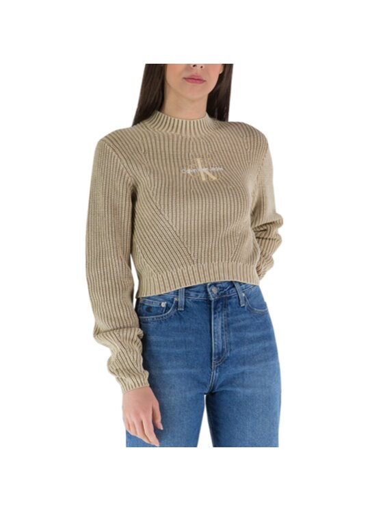 Calvin Klein Jeans Calvin Klein Jeans Maglione REGULAR Beige Regular Fit