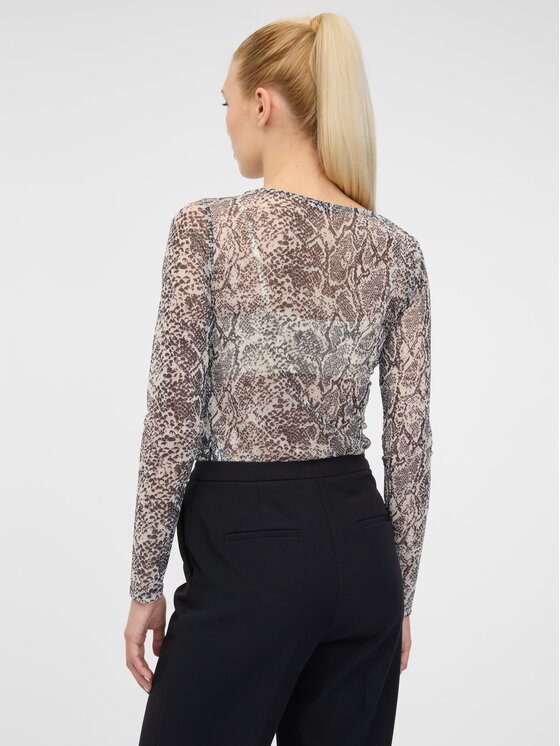 Orsay Orsay Bluzka 1000303660000__L Czarny Regular Fit