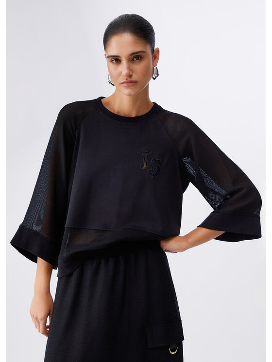 Liu Jo Liu Jo Bluza TA6281J385522222 Czarny Regular Fit