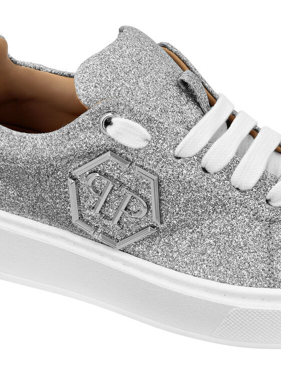 PHILIPP PLEIN PHILIPP PLEIN Sneakersy 28556 Srebrny