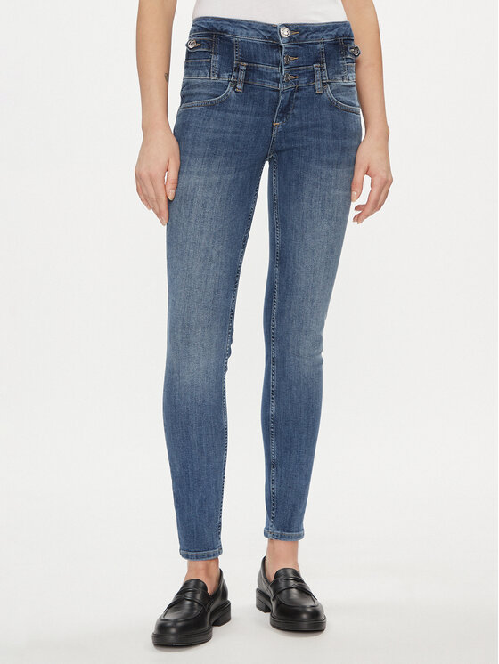 Liu Jo Liu Jo Jeans hlače UA4014 D4391 Modra Slim Fit