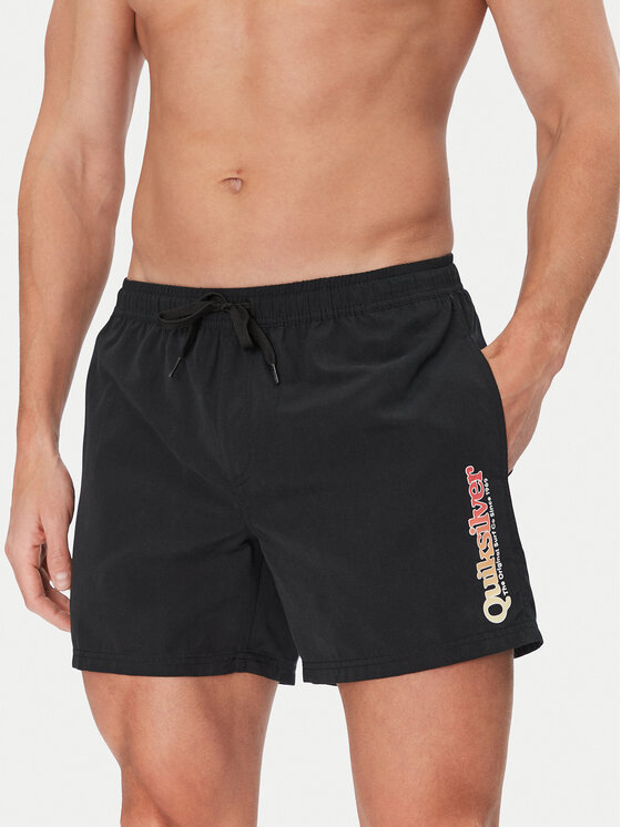 Quiksilver Quiksilver Kupaće gaće i hlače Spl Fineline Volley 15 EQYJV04141 Crna Regular Fit