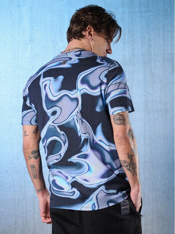 4F 4F T-Shirt IN MOTION Kolorowy Regular Fit