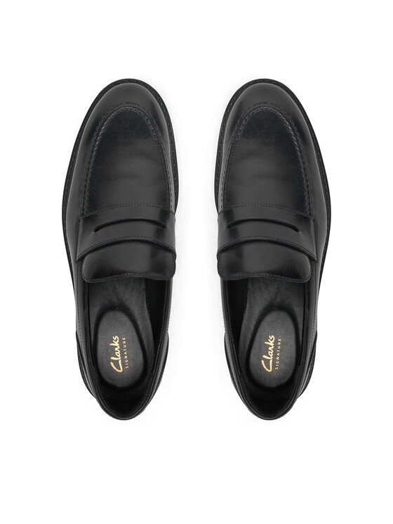 Clarks Clarks Mokasíny Aldwin Step 26178429 Čierna