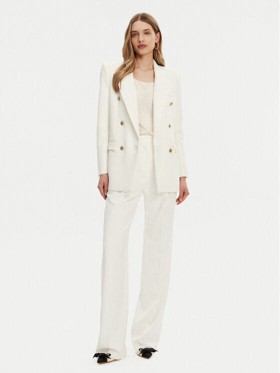 Elisabetta Franchi Elisabetta Franchi Giacca da abito GI-147-51E2 -V700 Bianco Regular Fit