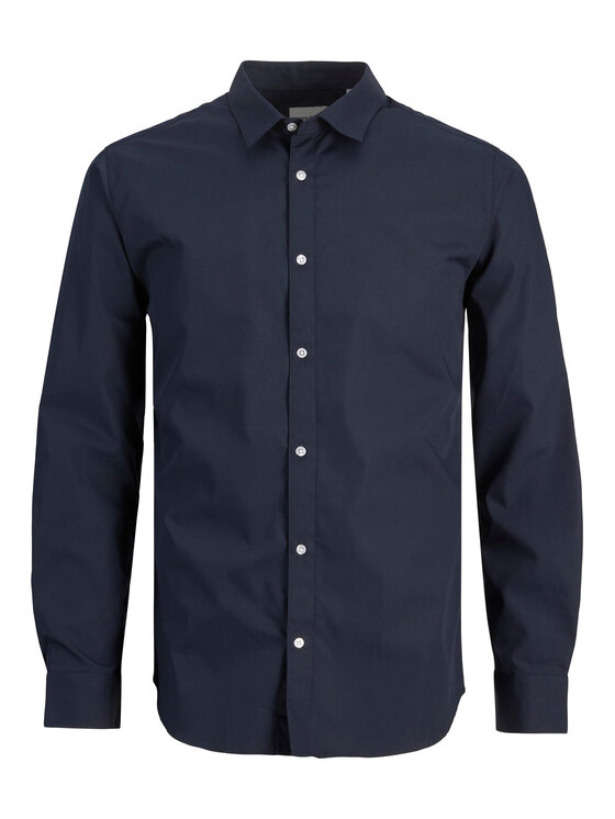 Jack&Jones Jack&Jones Srajca 12187222 Mornarsko modra Slim Fit