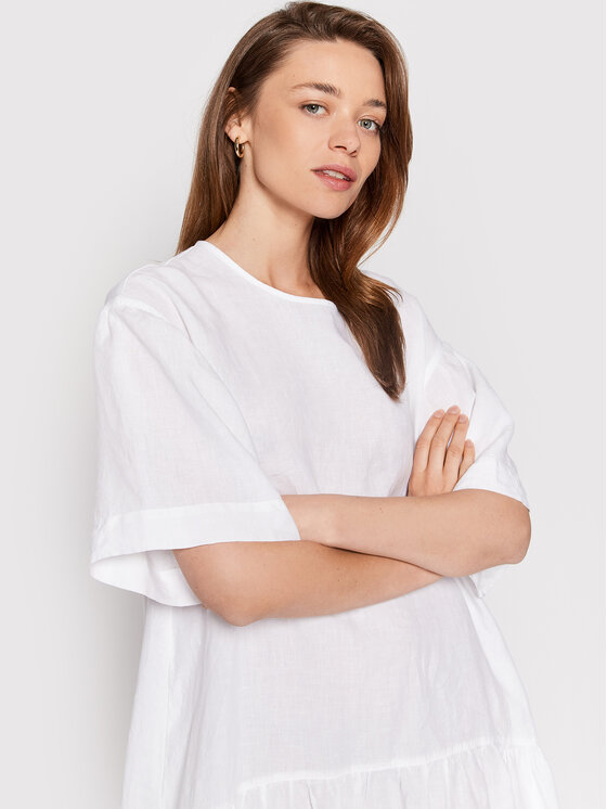 Vestito da giorno M02305T0 01617 Bianco Relaxed