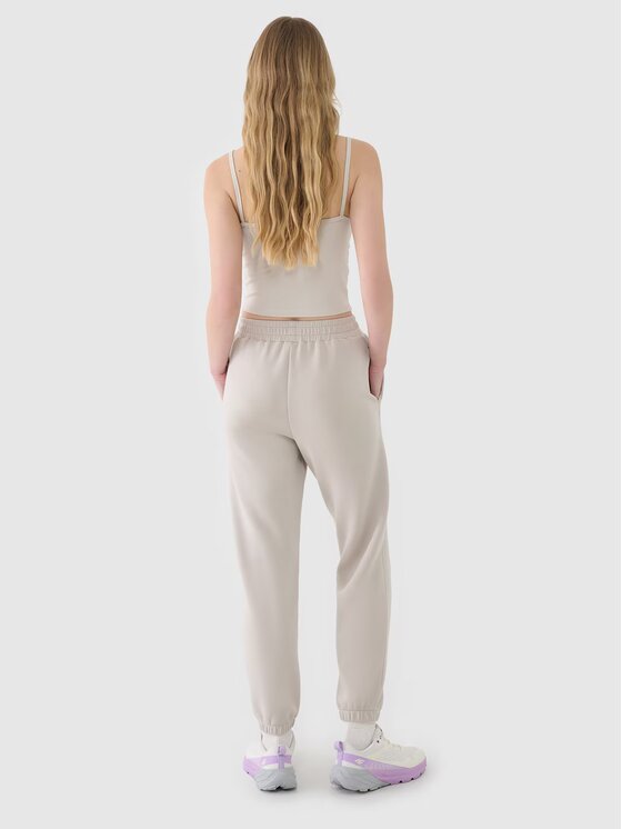 4F 4F Spodnie dresowe 4FWSS25TTROF1010-83S Brązowy Regular Fit