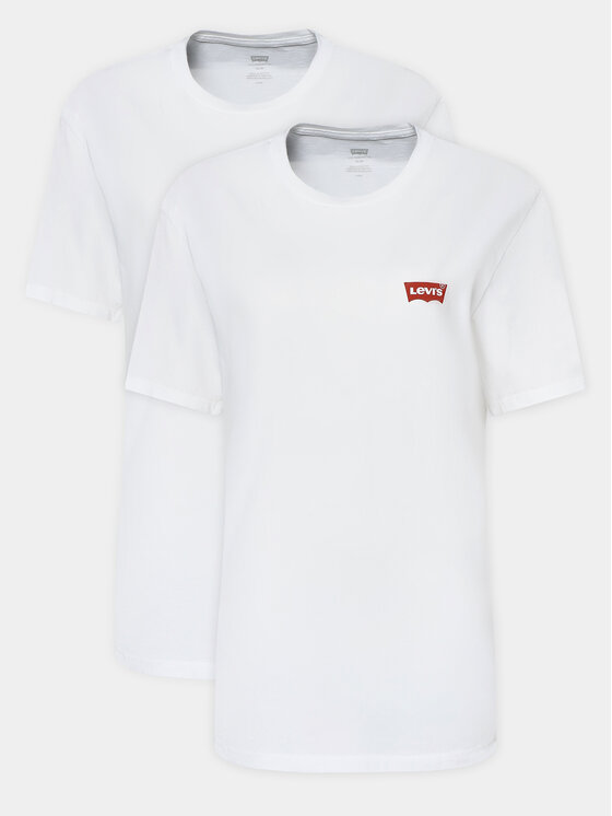 Levi's® Levi's® Súprava tričiek 79681-0032 Biela Slim Fit