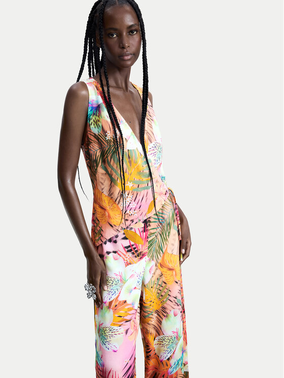 Desigual Desigual Salopetă Swim Nasau 26SWPW53 Colorat Regular Fit